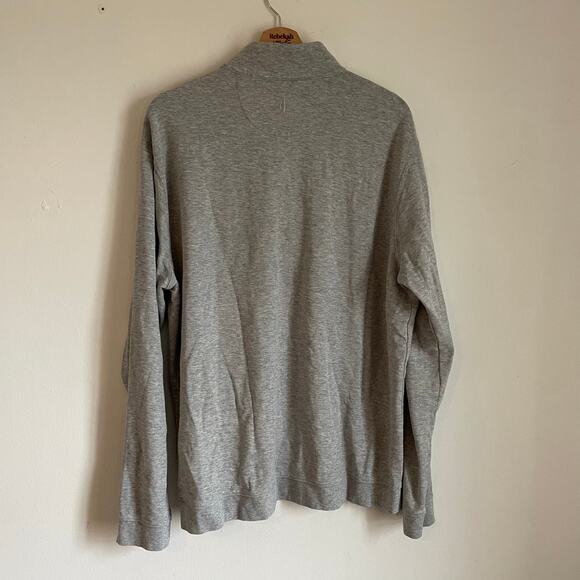 Johnnie-O Purdue Sully 1/4 Zip Gray Sweatshirt Men's SZ XL Gold Boilermakers EUC - Picture 8 of 10